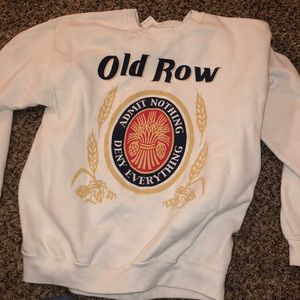Old Row Miller Lite style crewneck sweater